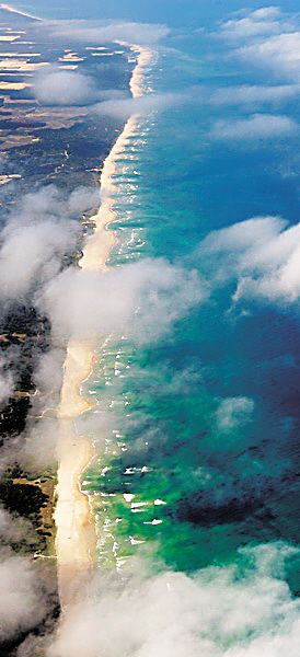 海南岛的美丽海岸线。